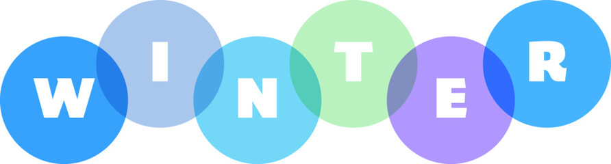 Colorful season from the collection spring summer autumn winter