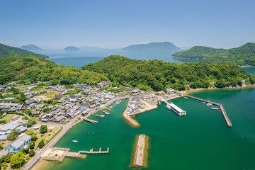香川県三豊市粟島の風景