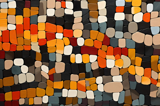 abstract segmentation art background