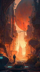 Visiting Alien Planet: A Space Adventure with Midjourney AI