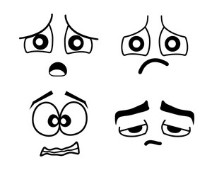 attractive, avatar, background, caricature, cartoon, casual, character, chat, cheerful, collection, comic, concept, cry, cute, design, doodle, drawing, drawn, element, emoticon, emotion, expression, f