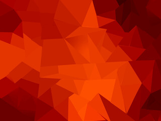 Abstract background polygon gradient red tone.