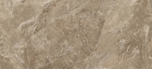 Dark brown marble stone polished slab, vitrified floor tiles random design parts, glossy smooth...