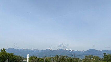 clouds over the mountains