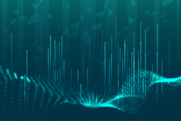 Abstract technology big data visualization.