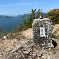 old stone marker