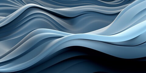 Blue and gray digital wallpaper waves. Background Generative Ai