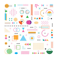 Aesthetic design illustration about abstract geometric pattern background.