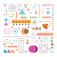Aesthetic design illustration about abstract geometric pattern background.
