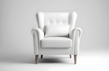 armchair isolated on white