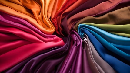 Vibrant fabric of clothes