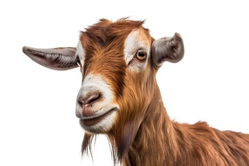 goat white background