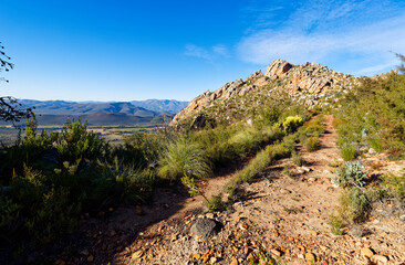 A view over part of the Breede River Valley near Worcester, South Africa. The photo was taken from a 4 x 4 trail.