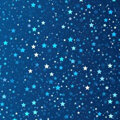 Fototapeta na wymiar blue Christmas background with stars . generative AI