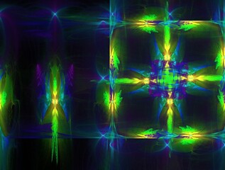 Imaginatory fractal abstract background Image