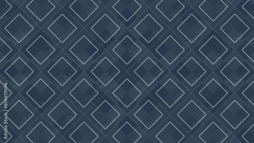 Poster Background with loop animation of a simple geometric pattern. 3d rendering 4K