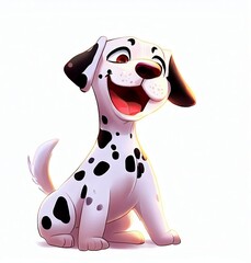 Magical Dalmatian Deligh . generate by ai .