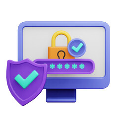 Experience secure computing with our 3D icon. Protect your data and online activities with advanced security features.