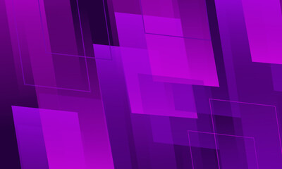 Abstract purple gradient geometric shapes background. Dynamic shapes composition