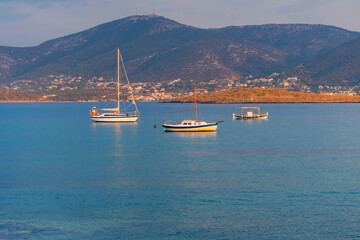 famous bay and port of Porto Rafti, Mesogeia, Attica, Greece