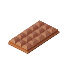 3D Chocolate Bar Illustration