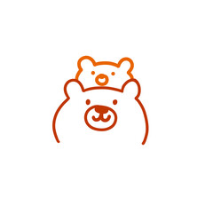 Fototapeta premium 2 bear 