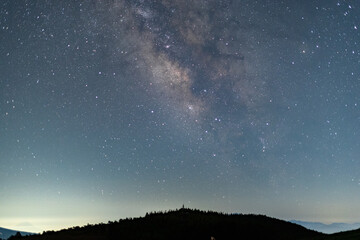 夜空に架かる天の川　長野県