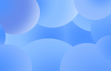 abstract background, colorful gradient blue bubbles