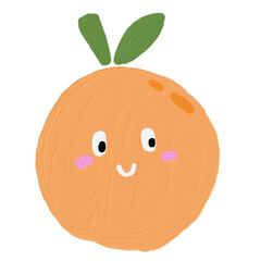 funny orange cartoon