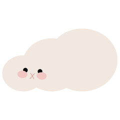 cute white cloud