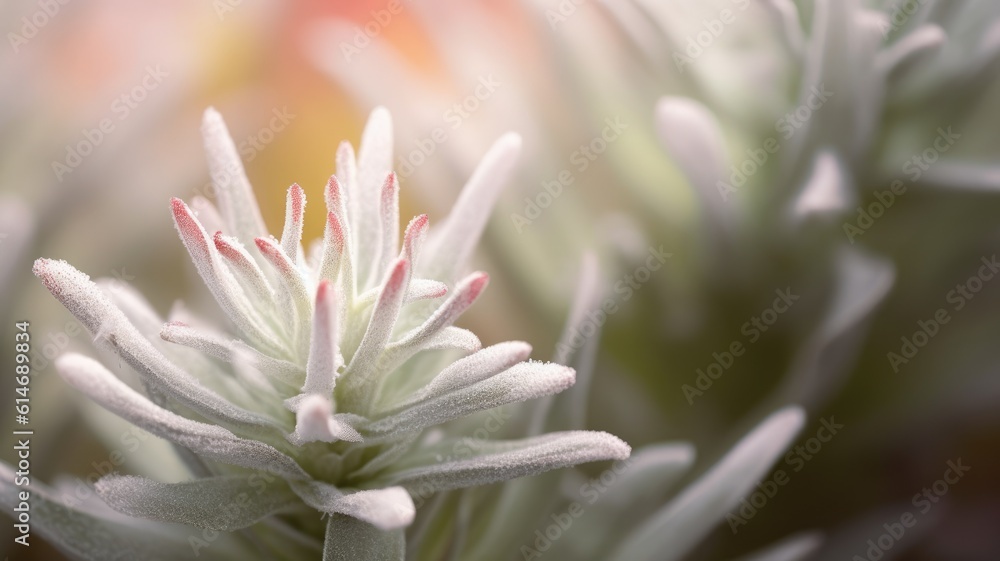 Poster a close up of macro photography of nature in dull style with a soft focus. generative ai image aig30