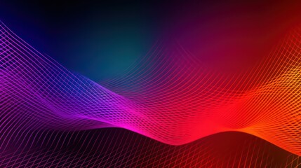 Red pink magenta purple blue green abstract modern background. Generative AI.