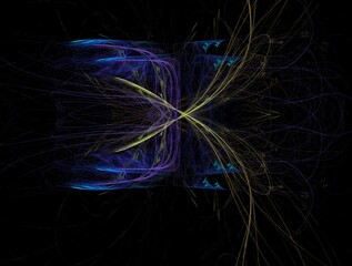 Imaginatory fractal abstract background Image