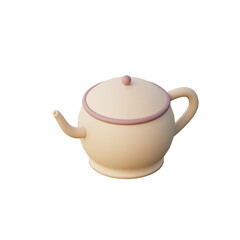 3D Tea Pot Illustration