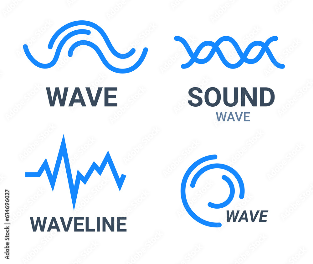 Poster audio wave sound radio waveform pulse vector icon. music light audio wave sound concept frequency