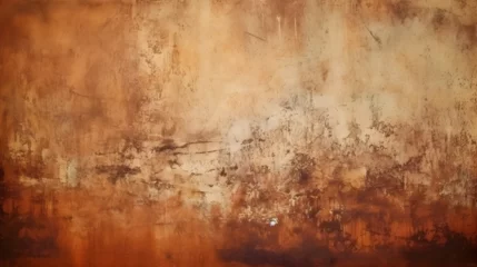 Foto op Aluminium abstract brown grunge background bg texture wallpaper. Generative AI. © mhebub