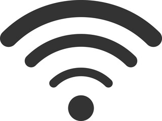 Free wi fi icon. Connection zone wifi vector symbol. Radio waves signal.