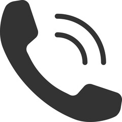 Phone icon vector illustration. Call center app. Telephone icons trendy flat style. Contact us line silhouette.