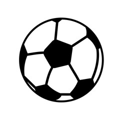 soccer ball isolated on white