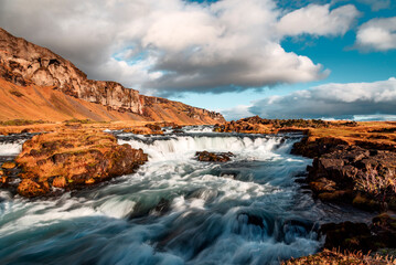 river rapids, northern Iceland, Iceland,