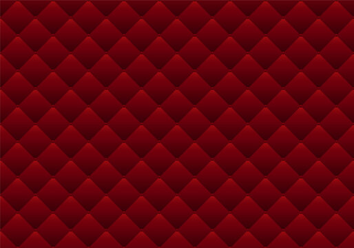 Red velvet upholstery leather texture background vector illustration