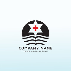 medical sign vector logo design