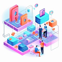 social network concept