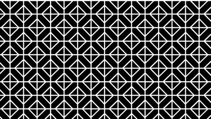 Black and white seamless pattern with ornament