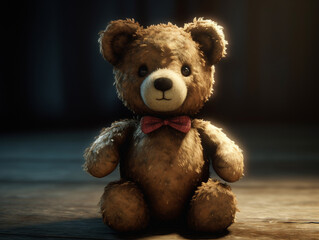 cute teddy bear, Generative AI