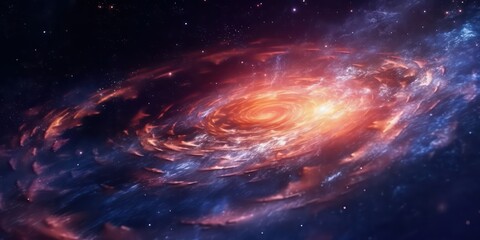 Fototapeta na wymiar Abstract spiral galaxy in the dark. Space cosmos universe. Science astronomy background wallpaper. background. 