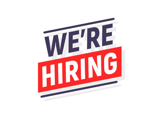 We are hiring vacancy employee poster. Vacancy wanted yellow background banner design.