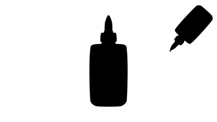 School Glue, silhouette