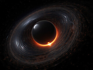 Stellar Black Hole Illustration