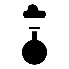 Fototapeta premium chemical glyph 